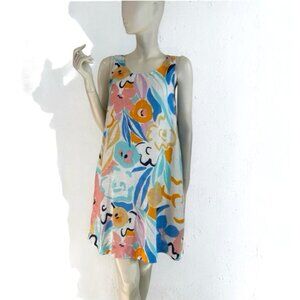 Rachel Zoe 100 Linen Trapeze Dress